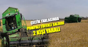 Bafra’da çeltik tarlasında pompalı tüfekli saldırı 2 yaralı