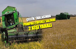 Bafra’da çeltik tarlasında pompalı tüfekli saldırı 2 yaralı