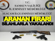 Alaçam’da Aranan Hükümlü Yakalandı, Mühimmata El Konuldu