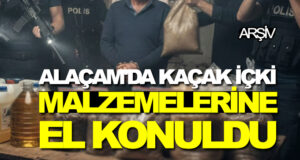 Alaçam’da Kaçak Alkol ve Tütün Deposu Ortaya Çıkarıldı
