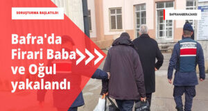 Bafra’da Firari Baba ve Oğul Jandarma Tarafından Yakalandı