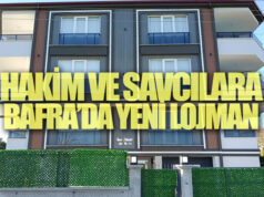 Bafra’da hakim ve savcılar için alınan lojmanlar teslim edildi