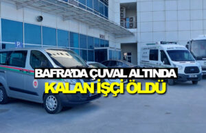 Bafra’da Üzerine Pirinç Torbaları Devrilen İşçi Öldü