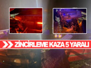Alaçam yolunda zincirleme Kaza, 5 Yaralı