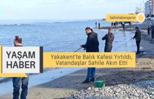 Yakakent’te Balık Kafesi Yırtıldı