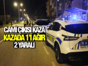 Yakakent’te Camiden Çıkan Yayaya Motosiklet Çarptı
