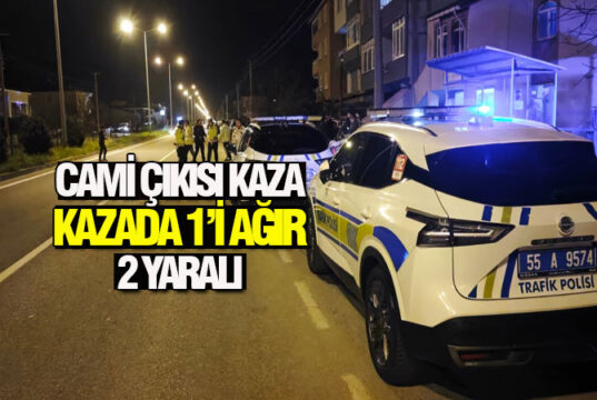 Yakakent’te Camiden Çıkan Yayaya Motosiklet Çarptı