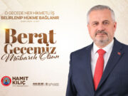 Başkan Kılıç, Berat Kandili Mesajı Yayınladı