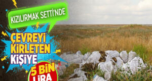Bafra’da Kaçak Moloz Döken Kişiye Ceza Kesildi