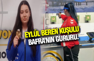 Bafralı sporcu Eylül Beren Türkiye Üçüncüsü oldu