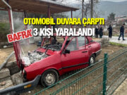 Bafra’da Otomobil Tarlaya Girdi: 3 Yaralı