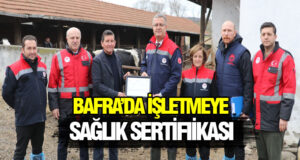 Bafra’da Hayvancılığa Sertifikalı Güç