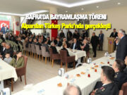 Bafra’da Bayramlaşma Alparslan Türkeş Parkı’nda Gerçekleşti