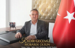 Başkan Toker: “Kadir Gecesi Bereket ve Huzur Getirsin”