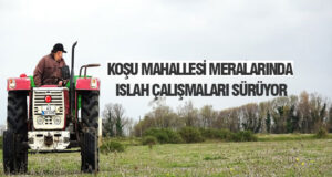 Bafra Koşu Mahallesi’nde Mera Islah Çalışması