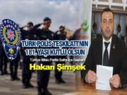 Başkan Şimşek’ten Polis Haftası Mesajı