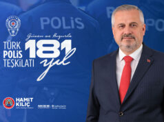 Başkan Kılıç, Türk Polis Teşkilatı’nın kuruluş yılını kutladı