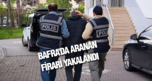 Bafra’da 8 yıl 10 ay hapis cezası bulunan firari yakalandı