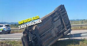 Bafra’da trafik kazasında 3 kişi yaralandı