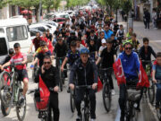 Bafra’da Pedallar Bayram İçin Çevrildi