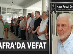 Hacı Fevzi Önder Vefat Etti