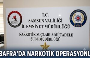 Bafra’da narkotik operasyonu