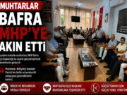 Muhtarlar Bafra MHP’ye akın etti