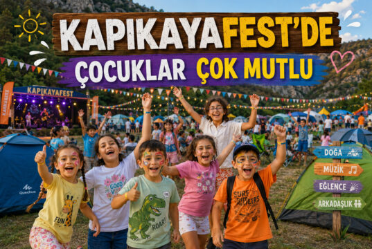 KAPIKAYA FEST`de ÇOÇUKLAR MUTLU