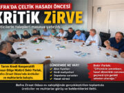 Bafra’da Çeltik Hasadı Öncesi Kritik Zirve