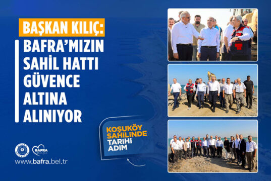 Koşuköy Sahilinde Tarihi Adım