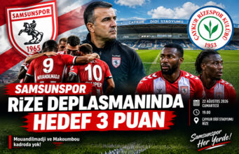 SAMSUN SPOR`DA HEDEF RİZE’DE 3 PUAN