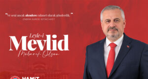 BAŞKAN KILIÇ`TAN MEVLİD KANDİLİ MESAJI