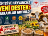 BAFRALI ÇİFTÇİ VE HAYVANCIYA DESTEKLER ARTIRILDI