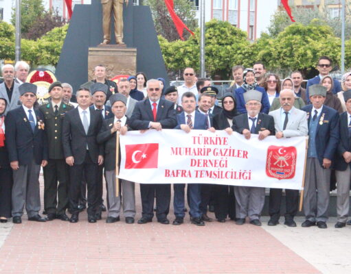 Bafra’da 19 Eylül Gaziler Günü Törenle Kutlandı