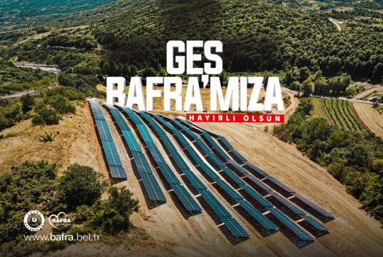 Bafra Belediyesi Güneş Enerjisi Santrali Bafra’mıza Hayırlı Olsun
