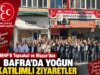 MHP’li Topsakal ve Mucur’dan Bafra’da yoğun katılımlı ziyaretler