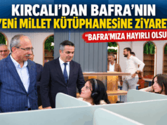 Kırcalı’dan Bafra Millet Kütüphanesi’ne Ziyaret