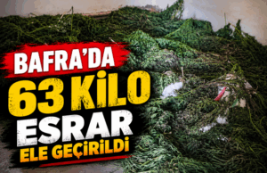 Bafra’da Uyuşturucu Operasyonu