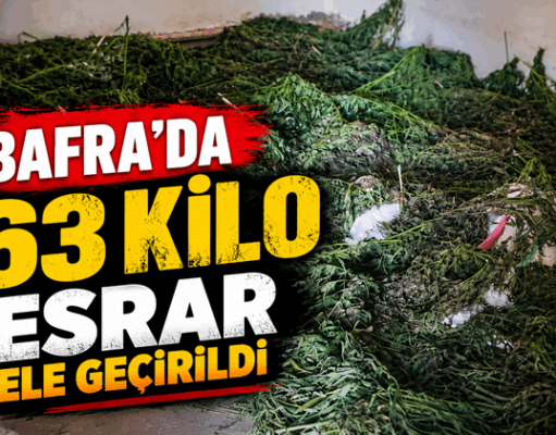 Bafra’da Uyuşturucu Operasyonu