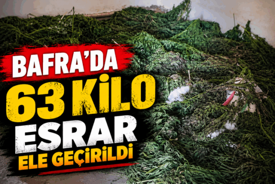 Bafra’da Uyuşturucu Operasyonu