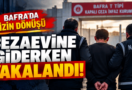 CEZAEVİNE TESLİM OLMAYA GİDERKEN UYUŞTURUCUYLA YAKALANDI!