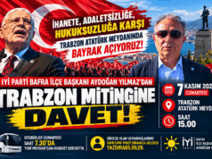 Başkan Yılmaz’dan Trabzon Mitingine Davet