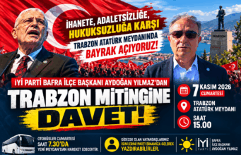 Başkan Yılmaz’dan Trabzon Mitingine Davet