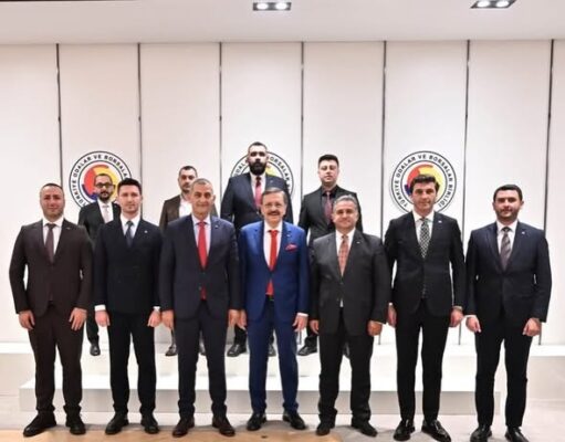 Bafra Ticaret Borsası Başkanı Tarık Erol’dan TOBB’a Ziyaret