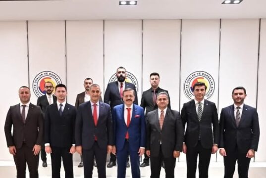 Bafra Ticaret Borsası Başkanı Tarık Erol’dan TOBB’a Ziyaret