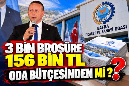 3 BİN BROŞÜRE 156 BİN TL ODA BÜTÇESİNDEN Mİ ?