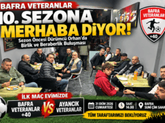 BAFRA VETERANLAR İLK RAKİP AYANCIK