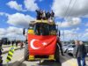 BAFRA`LI ÇİFTÇİ 600 TRAKTÖR YOLLARA ÇIKTI