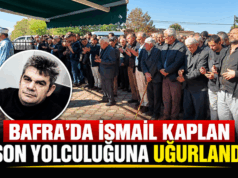 Bafra’da İsmail Kaplan Son Yolculuğuna Uğurlandı